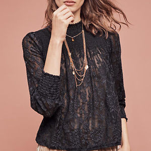 Anthropologie Deletta Amanna Lace Top